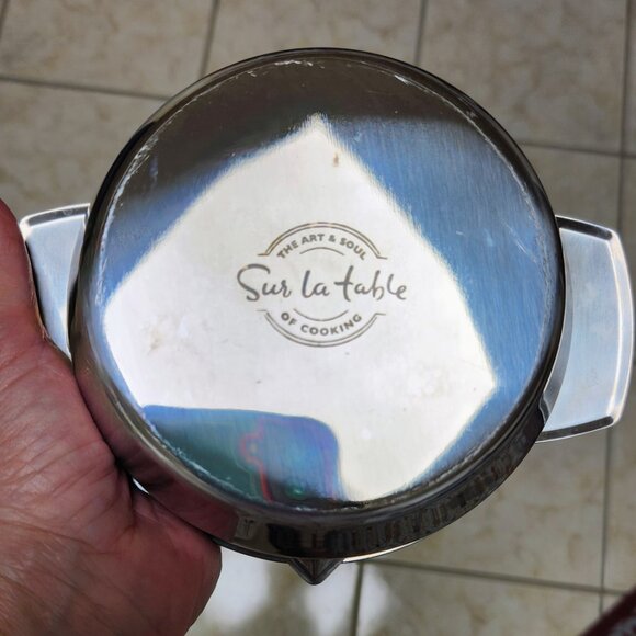 Sur La Table Stainless Steel 2-piece Citrus Juicer, 13 oz. - Picture 3 of 9